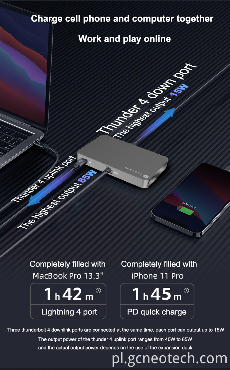 Thunderbolt 4 Dock USB C Station Thunderbolt 4 Dock USB C Docking Station